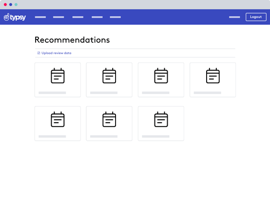 Typsy ReviewLearn recommendation feature